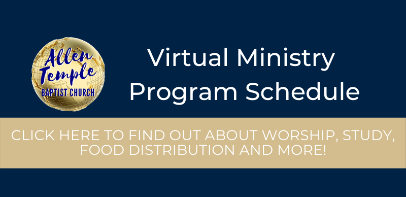 Virtual Ministry Schedule