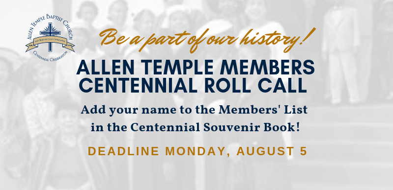 Copy of Centennial Souvenir Book Roll Call Slideshow