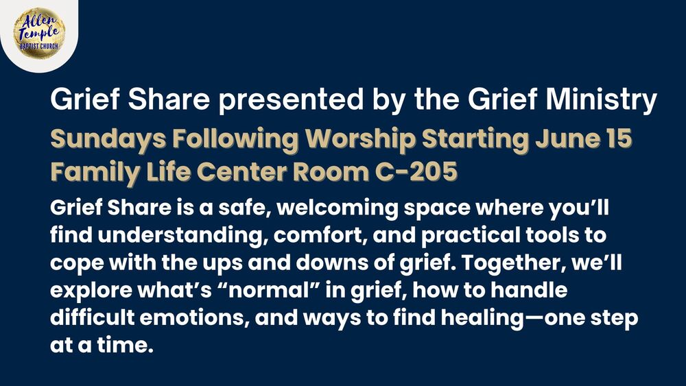 grief ministry apr 25
