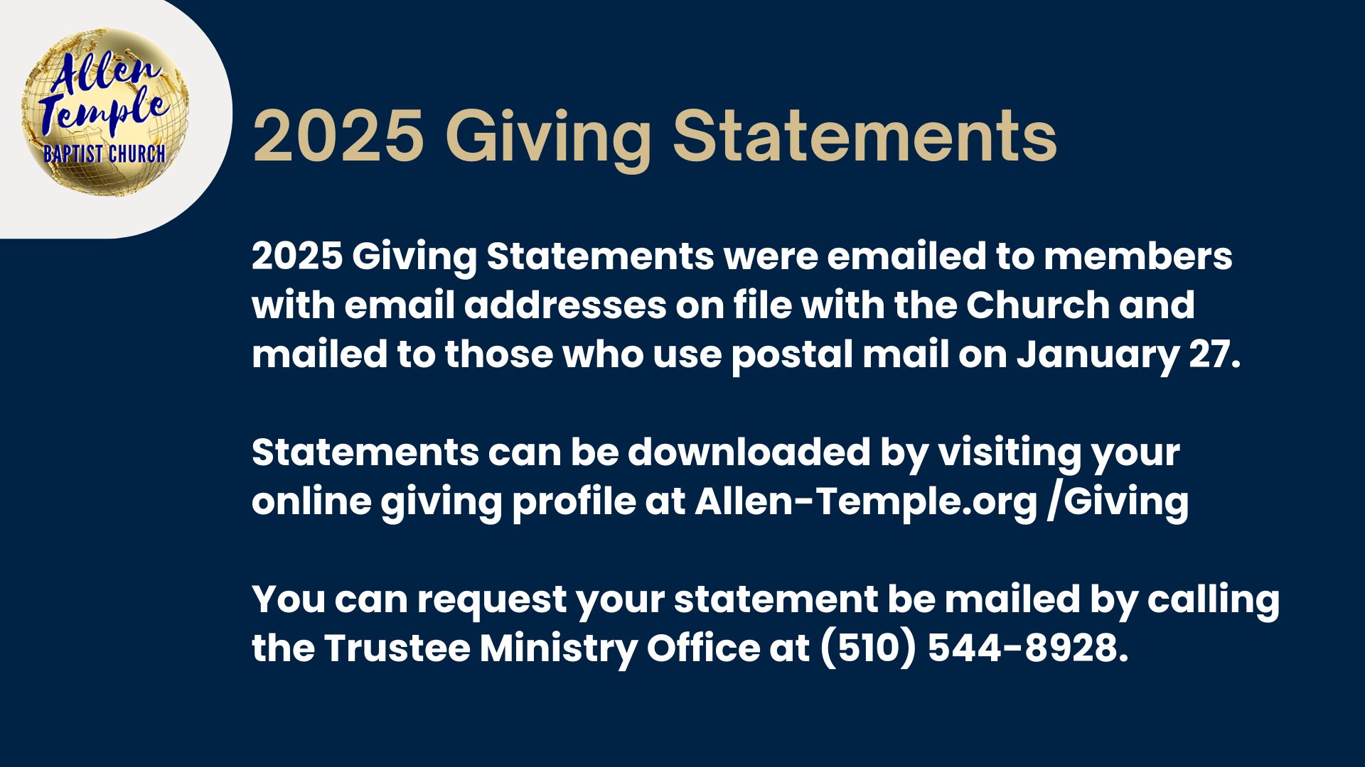 2025 Giving Statements Strategies