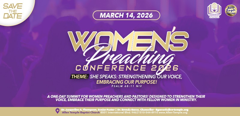 Save the Date Womens Preaching Conference 26