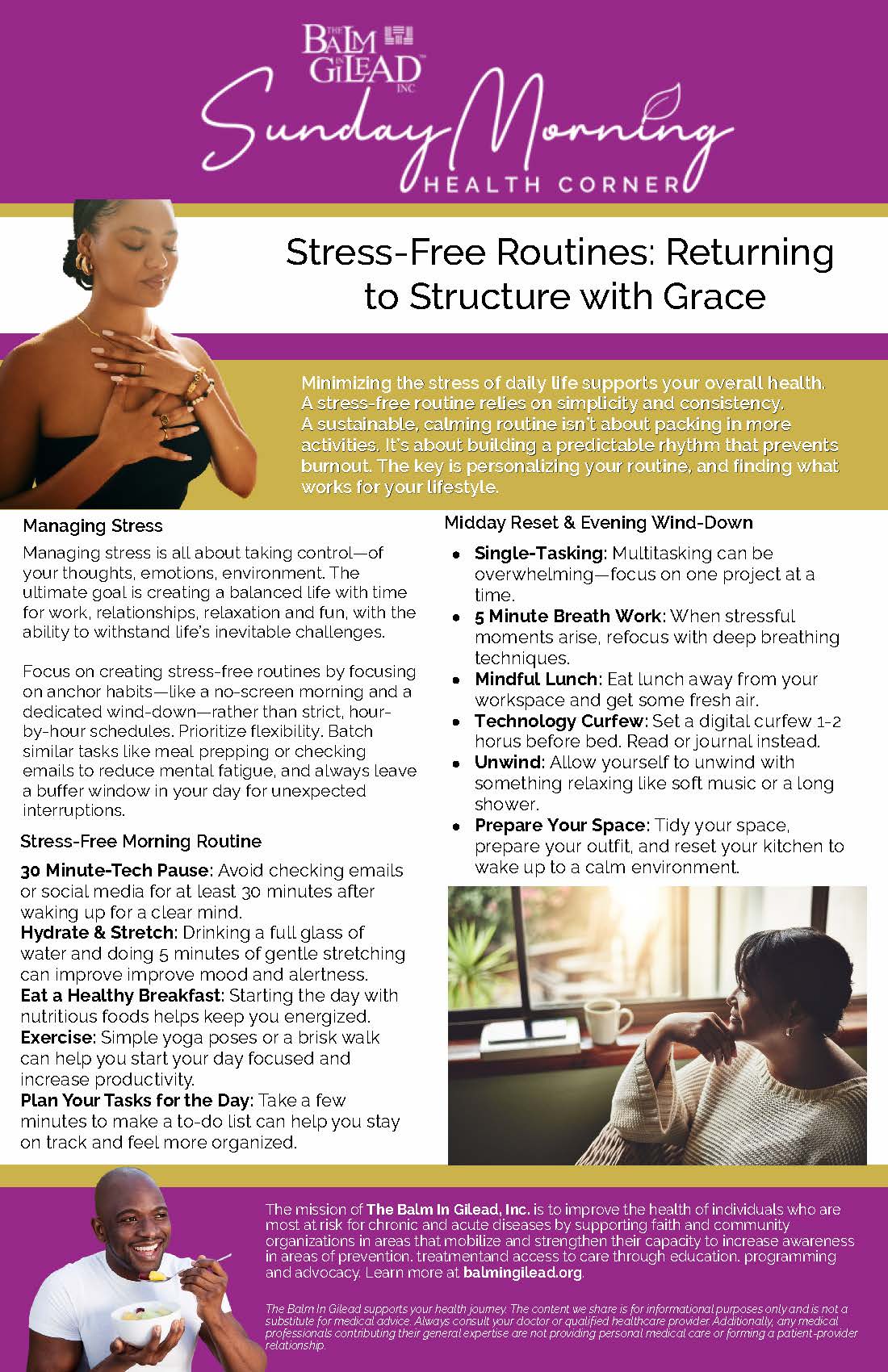 Stress Free Routines