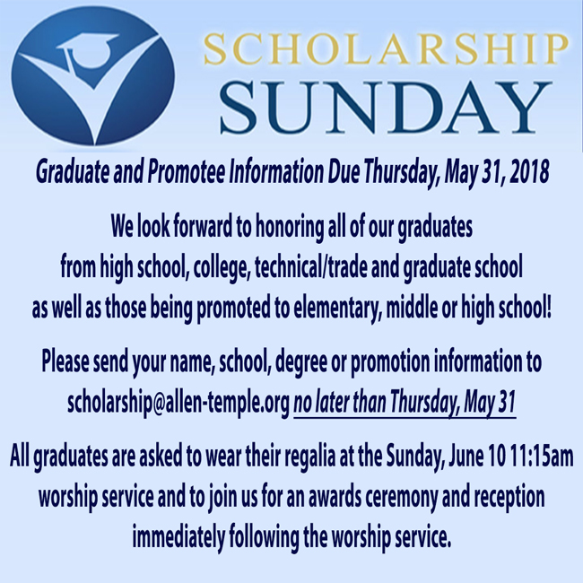 ATBC Scholarship Sunday 2018 Graduate Info Web
